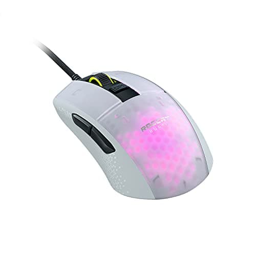 Detalle de Roccat Burst Pro - Ratón gaming óptico RGB blanco