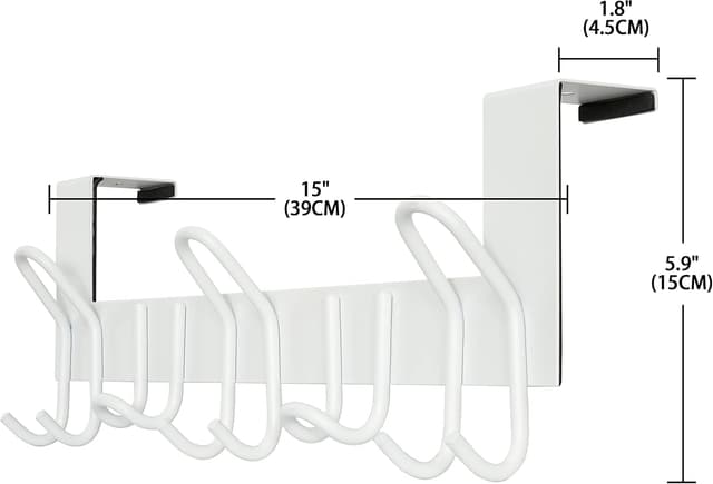 Thumbnail 6 de SKOLOO Over-the-Door Hooks for 1-3/4" Doors, 11 Hooks, Pack of 2 🪝