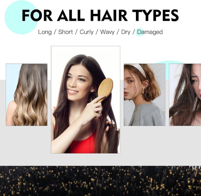 Thumbnail 5 de Combetter Spazzola per capelli setole di cinghiale 100%