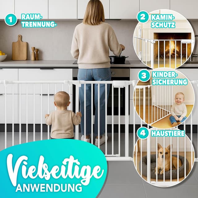 Thumbnail 5 de KIDUKU Kaminschutzgitter 300 cm mit Tür 🔒