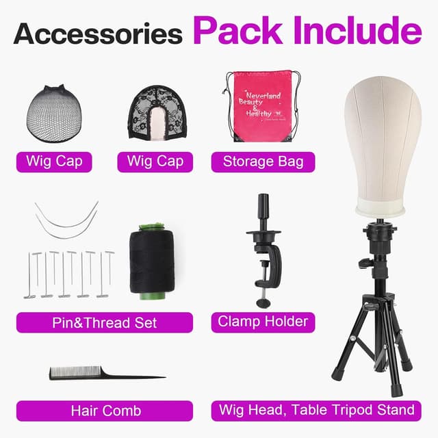 Thumbnail 3 de Neverland Beauty Perückenkopf 58 cm 🎭