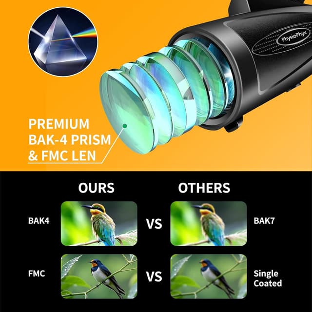 Detalle de KTBDING 80x100 Monocular Telescope HD