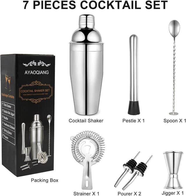 Thumbnail 1 de Cocktail Shaker Set 7 Pieces 750ml