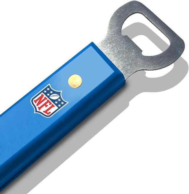 Detalle 2 de YouTheFan NFL Spirit Series 3-Piece BBQ Set with Laser-Cut Stainless Steel & Bottle Opener