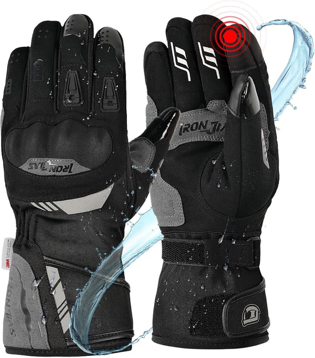 Imagen de IRON JIA'S Guantes Moto Invierno Hombre en OfertitasTOP