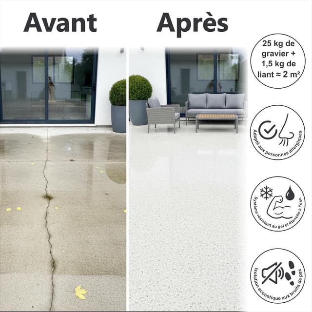 Thumbnail 2 de Tapis de pierre W730 Noir 2 m2