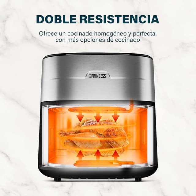 Thumbnail 1 de Princess Dual Heat Airfryer 8L XXL 🍟 Sin BPA ni PFAS