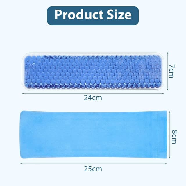 Detalle 2 de Lot de poches de glace post-partum ACWOO réutilisables, compresses périnées douces (chaud ou froid)