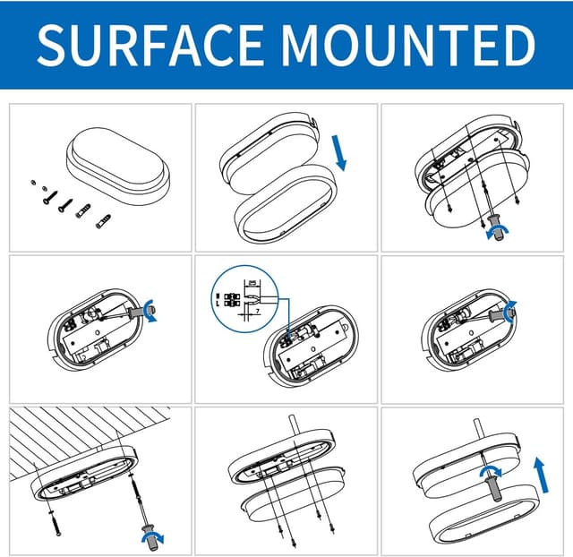 Thumbnail 3 de ANWIO Plafoniera LED impermeabile 14W 980LM 4000K