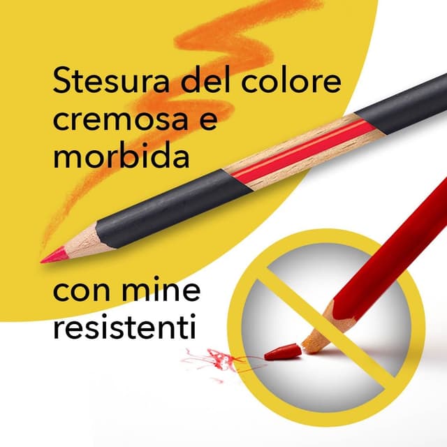 Detalle de Castle Art Supplies set con zip da 72 matite colorate