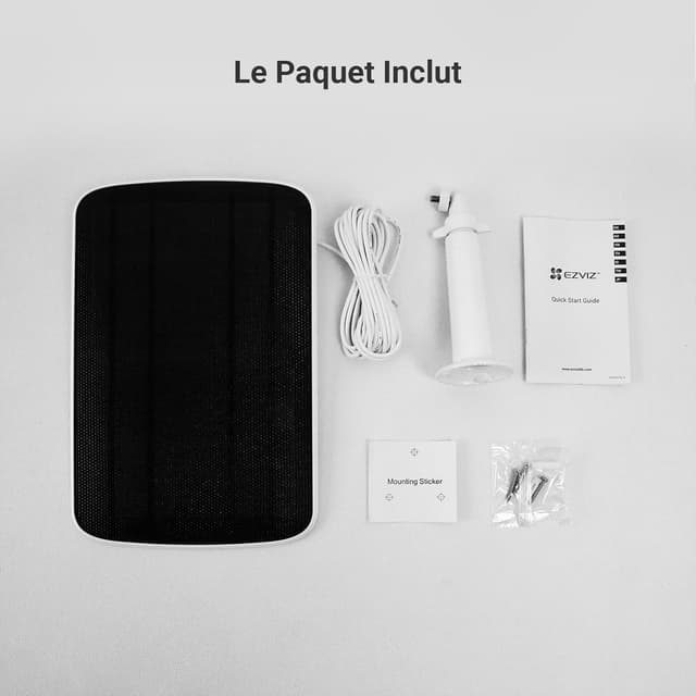 Thumbnail 5 de EZVIZ Panneau Solaire F 4,2 W pour caméra