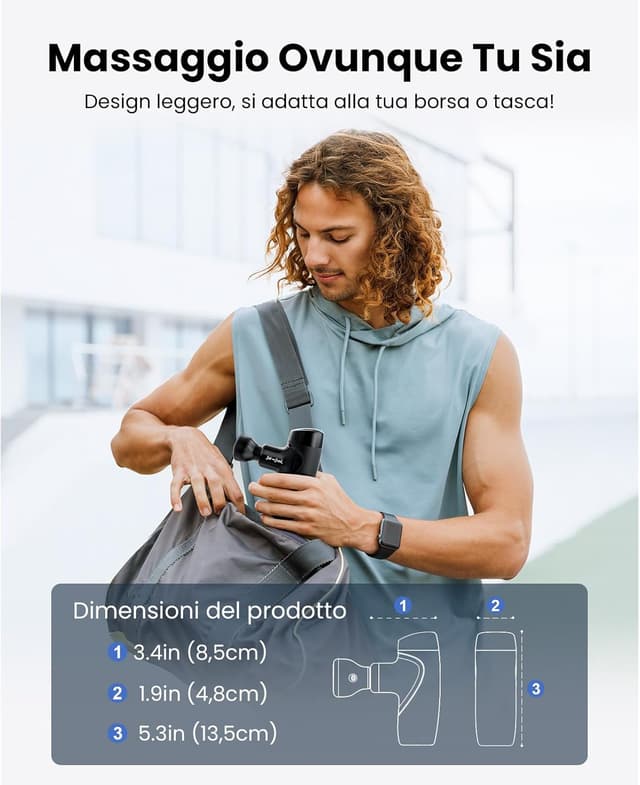 Detalle 2 de BOB AND BRAD M7 Plus massaggiatore 9mm 🏋