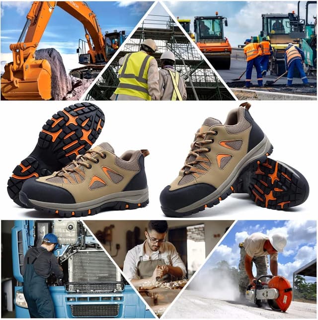 Thumbnail 6 de CYKYGGO Arbeitsschuhe Sicherheitsschuhe mit Stahlkappe ⛑