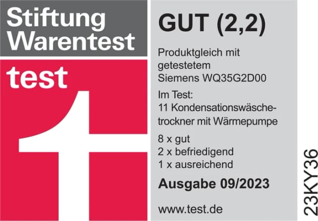 Thumbnail 11 de Bosch WQG235D00 Trockner