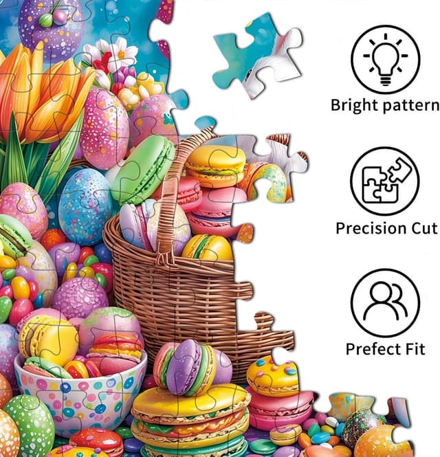 Detalle de Chalzidar Easter 1000-Piece Jigsaw Puzzle