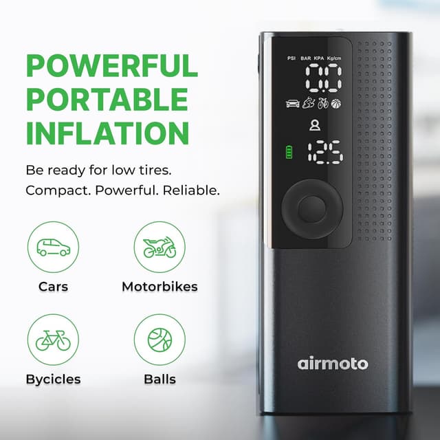 Thumbnail 4 de Airmoto Portable Air Compressor with Digital Gauge