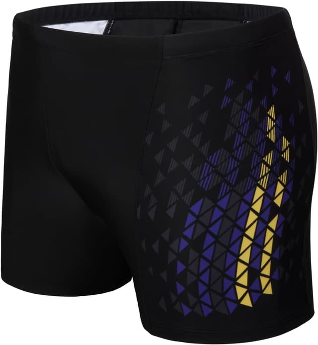 Detalle 2 de AMZSPORT Quick Dry Swimming Trunks for Men – Hydrophobic, Chlorine Resistant Board Swimwear