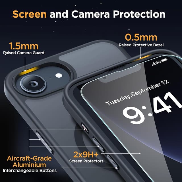 Thumbnail 5 de Miracase iPhone 16e MagSafe Case 15ft