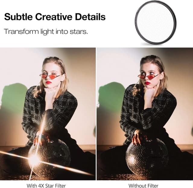 Detalle 2 de Walking Way Sternfilter 52 mm für Foto