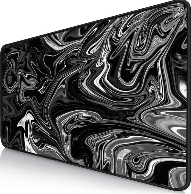 Detalle de Gaming-Mauspad XXL 800 x 300 mm mit Flüssigmetall-Oberfläche