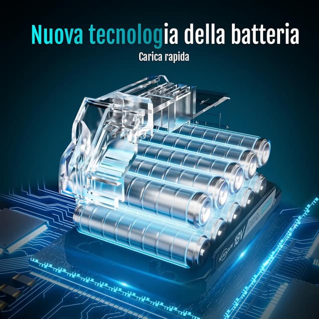 Detalle de YARDCARE Mini motosega a batteria da 6 pollici con pompetta olio e blocco di sicurezza