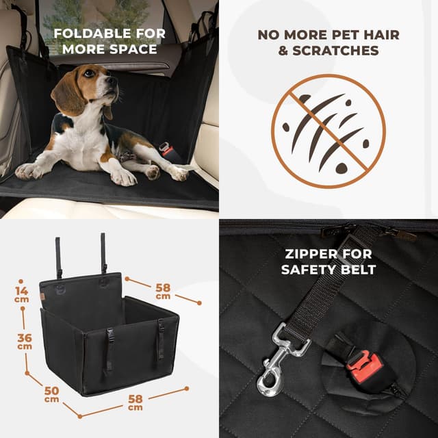 Thumbnail 5 de Wuglo Extra Stable Dog Car Seat for 18 kg