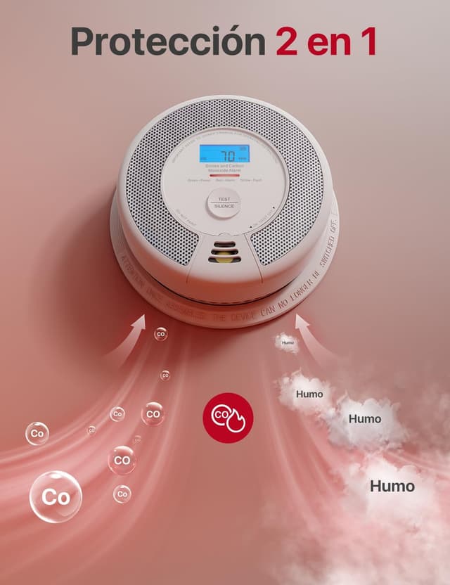 Thumbnail 1 de X-Sense SC07-WX Detector 2 en 1 con batería reemplazable