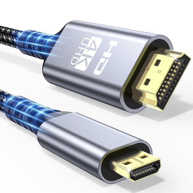 Detalle de ZEENVIC Cable Micro HDMI a HDMI 2m 4K