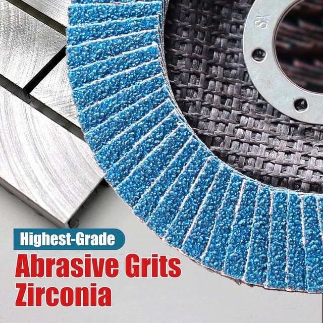 Thumbnail 4 de EZARC Flap Disc 115mm 40 Grit zirconia grinding wheel 🛠