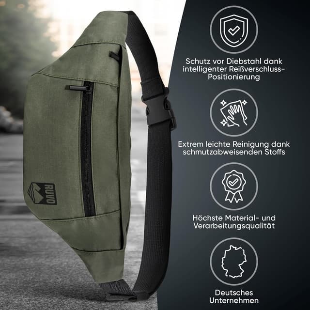 Detalle 1 de RUVO Marsupio da cintura 4 scomparti