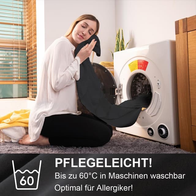 Thumbnail 5 de Seitenschläferkissen Bezug 40x145 Anthrazit