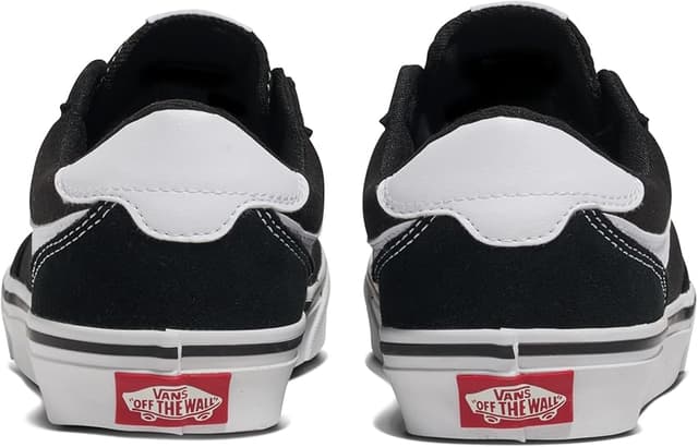 Detalle de Vans Brooklyn LS Zapatillas Mujer 🖤 Blanco/Negro, 38.5 EU