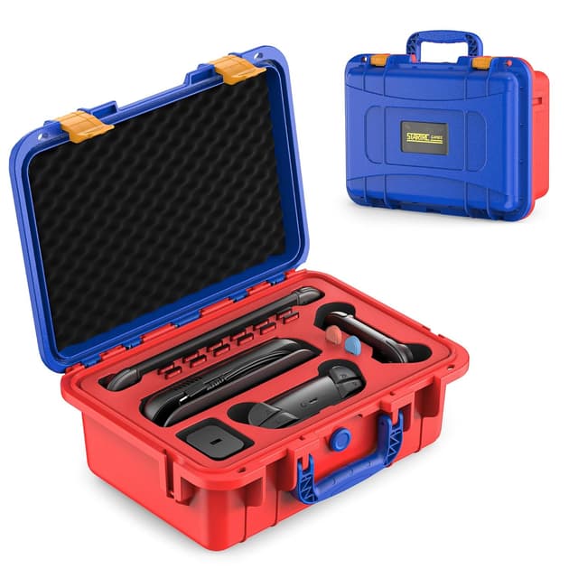 Detalle de STARTRC GAMES Hartschalen-Tasche für Nintendo Switch 2 (IP67) – für Konsole, Pro Controller & Zubehör