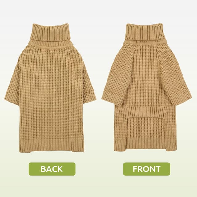 Thumbnail 5 de Queenmore Turtleneck Check Knit Sweater 3XL