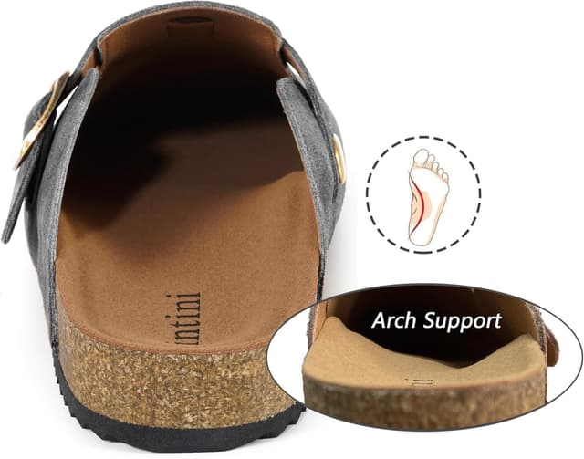 Detalle de Intini Zuecos y Mules pantuflas piel con corcho 36-46