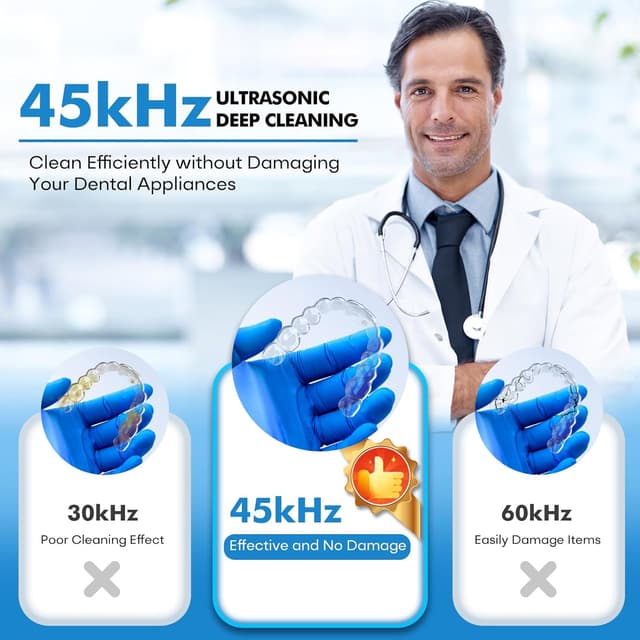 Thumbnail 5 de Upgraded Ultrasonic Retainer Cleaner 200 mL 🦷