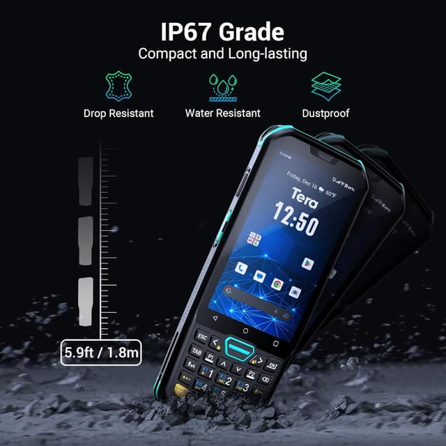 Thumbnail 3 de Tera Android 11 Escáner de códigos de barras 4 Pulgadas