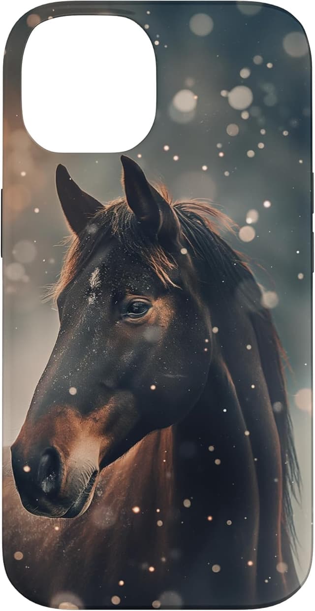 Detalle 2 de Coque iPhone 14 Pro Max Cheval flocons