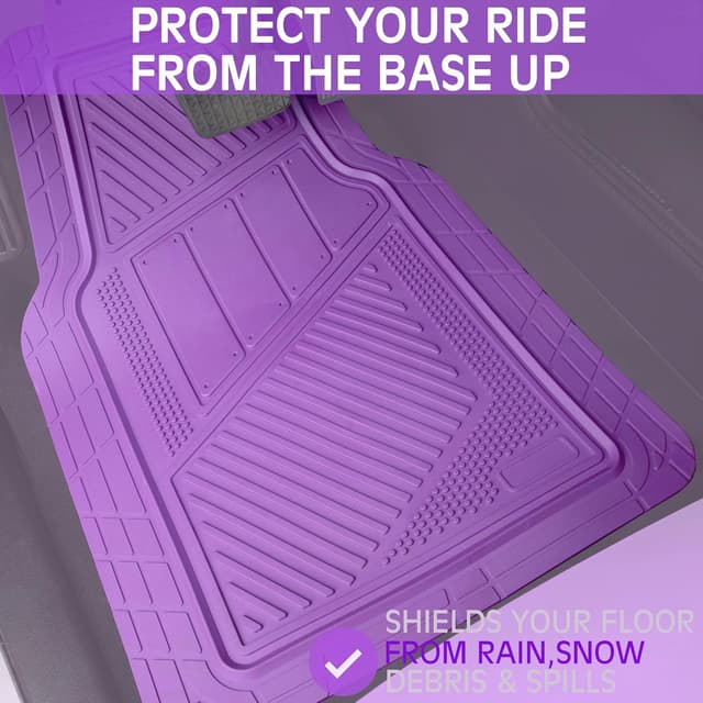 Thumbnail 3 de CAR PASS Heavy Duty Rubber Floor Mats