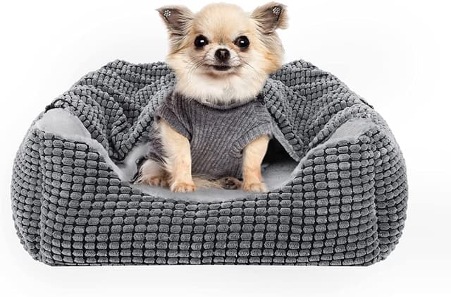 Detalle de JOEJOY Rectangle Dog Bed for Warm Comfort