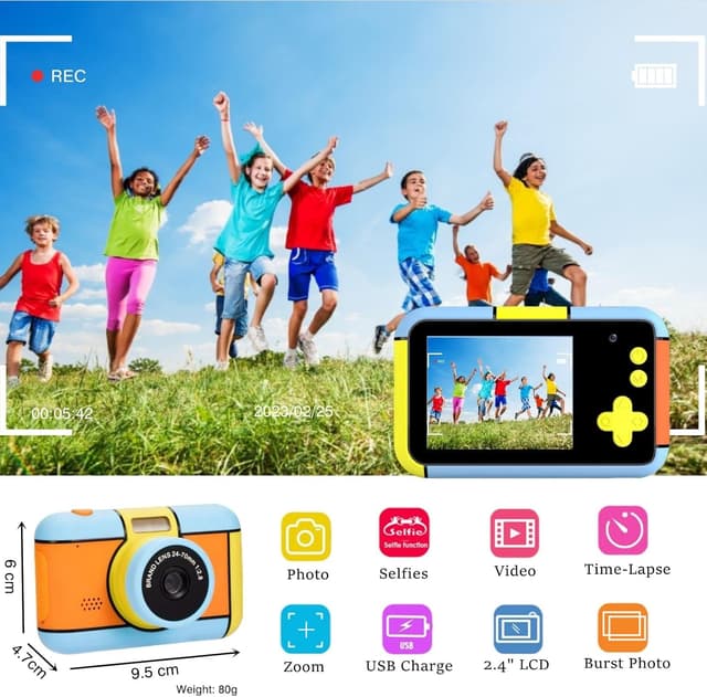 Thumbnail 1 de YunLone ToyZoom 24MP Macchina fotografica per bambini