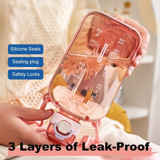 Detalle 2 de DSYSC Sports Water Bottle 750 ml — leakproof bottle 🚰