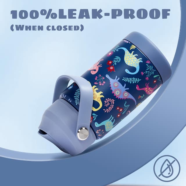 Thumbnail 4 de pluseight Kids Insulated Water Bottle 12 oz