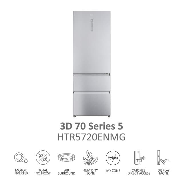Thumbnail 5 de Haier Frigorífico Combi Total No Frost 70 Series 5