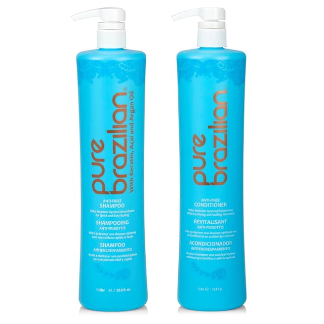 Thumbnail 6 de Pure Brazilian Anti-Frizz Daily Shampoo & Conditioner Duo (Salt-Free, Color Safe)