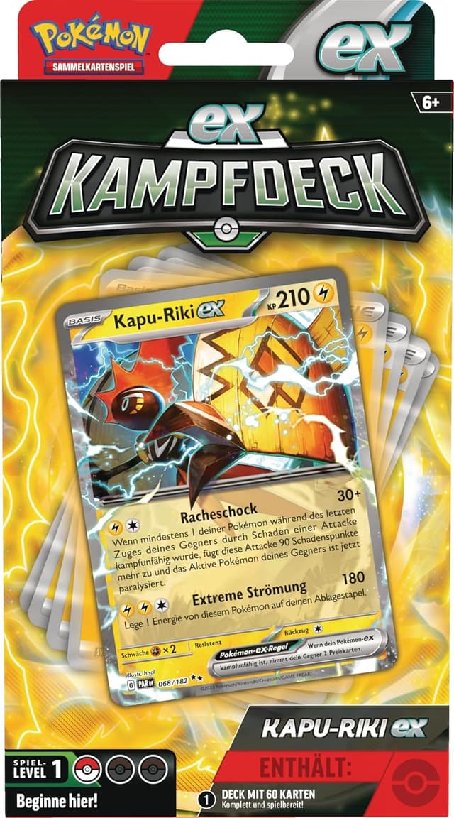 Thumbnail 1 de Pokémon Kampfdeck Kapu-Riki-ex 60 Karten