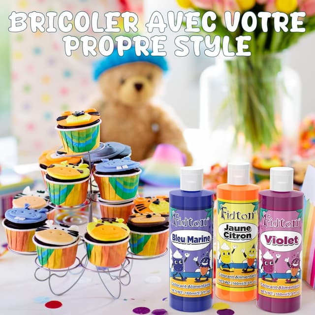 Thumbnail 5 de Colorant Alimentaire Fidton Bleu Marine 160 ml