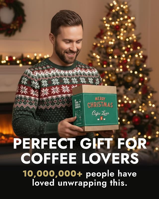 Detalle 2 de GROWER'S CUP Weihnachts-Geschenkset mit 5 Coffee Brewers – Gourmet-Kaffee aus aller Welt