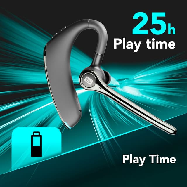 Detalle de Cellularline Fluent : écouteur Bluetooth mono ergonomique pour téléphone, autonomie jusqu’à 25 h