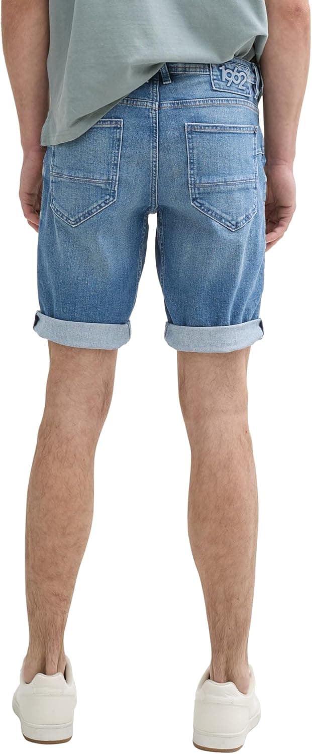 Detalle de TOM TAILOR Bermuda Jeans Shorts da uomo in stile quattro tasche